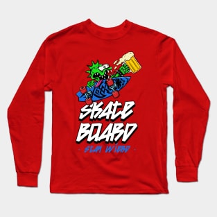 Skateboard lover stay weird Long Sleeve T-Shirt